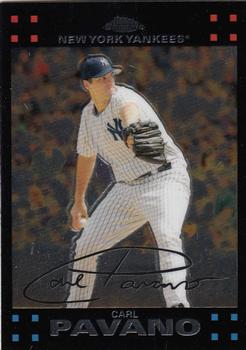 2007 Topps Chrome #132 Carl Pavano Front