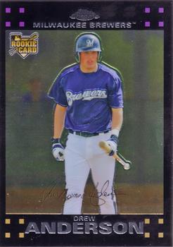 2007 Topps Chrome #302 Drew Anderson Front