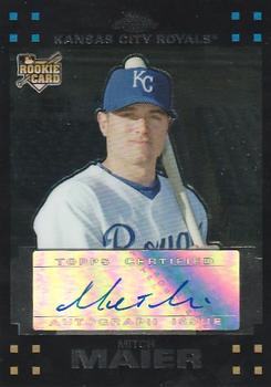 2007 Topps Chrome #354 Mitch Maier Front