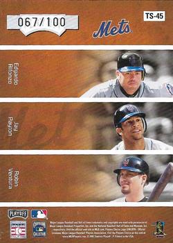 2005 Playoff Absolute Memorabilia - Team Six #TS-45 Willie Mays / Roger Cedeno / Mike Piazza / Edwin Almonte / Jay Payton / Robin Ventura Back