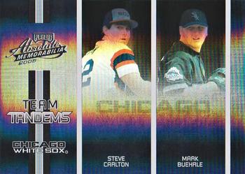 2005 Playoff Absolute Memorabilia - Team Tandems Spectrum #TT-27 Steve Carlton / Mark Buehrle Front
