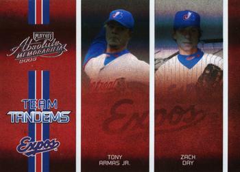 2005 Playoff Absolute Memorabilia - Team Tandems Spectrum #TT-78 Tony Armas Jr. / Zach Day Front
