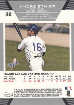 2007 Topps Co-Signers #32 Andre Ethier Back