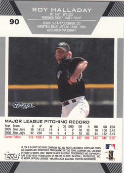 2007 Topps Co-Signers #90 Roy Halladay Back