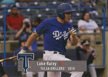 2018 Grandstand Tulsa Drillers #NNO Luke Raley Front