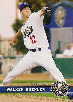 2017 Grandstand Rancho Cucamonga Quakes #NNO Walker Buehler Front