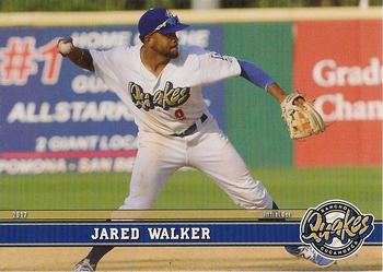 2017 Grandstand Rancho Cucamonga Quakes #NNO Jared Walker Front