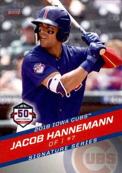 2018 Choice Iowa Cubs #15 Jacob Hannemann Front