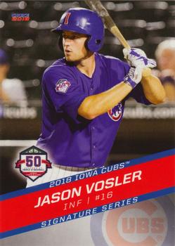 2018 Choice Iowa Cubs #27 Jason Vosler Front