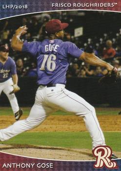 2018 Grandstand Frisco RoughRiders Update #NNO Anthony Gose Front