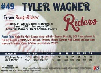 2018 Grandstand Frisco RoughRiders Update #NNO Tyler Wagner Back