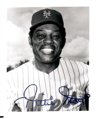 1973 New York Mets 4x5 Photos #NNO Willie Mays Front