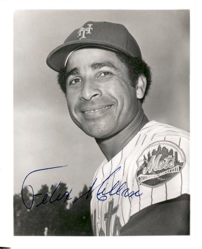 1974 New York Mets 4x5 Photos #NNO Felix Millan Front