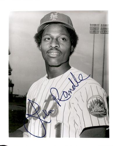 1977 New York Mets Photos 4x5 #NNO Len Randle Front