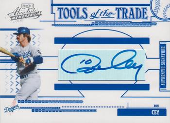 2005 Playoff Absolute Memorabilia - Tools of the Trade Autograph #TT-178 Ron Cey Front