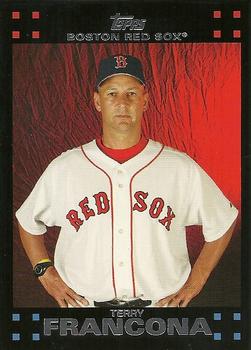 2007 Topps Gift Sets Boston Red Sox #BOS26 Terry Francona Front