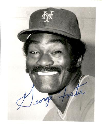 1982 New York Mets 4x5 Photos #NNO George Foster Front