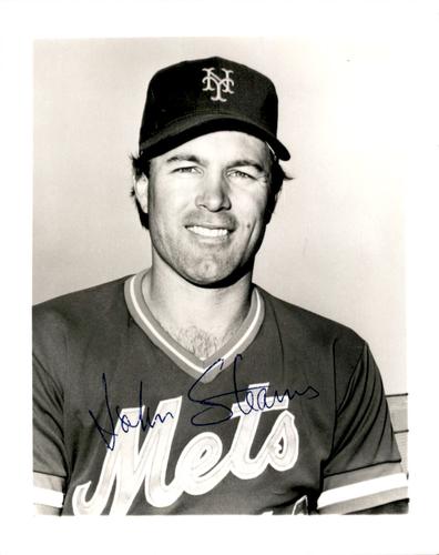 1983 New York Mets 4x5 Photos #NNO John Stearns Front