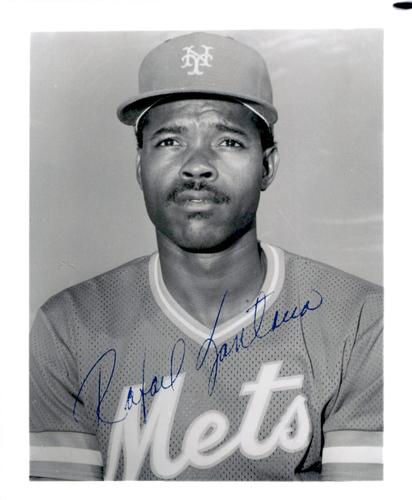 1984 New York Mets 4x5 Photos #NNO Rafael Santana Front