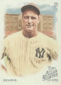 2019 Topps Allen & Ginter #4 Lou Gehrig Front