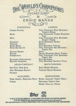 2019 Topps Allen & Ginter #20 Ernie Banks Back