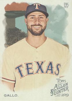 2019 Topps Allen & Ginter #92 Joey Gallo Front