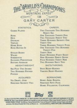2019 Topps Allen & Ginter #138 Gary Carter Back