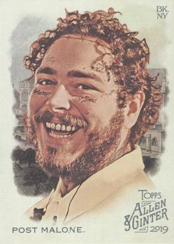 2019 Topps Allen & Ginter #176 Post Malone Front