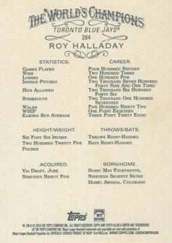 2019 Topps Allen & Ginter #284 Roy Halladay Back