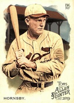 2019 Topps Allen & Ginter #384 Rogers Hornsby Front