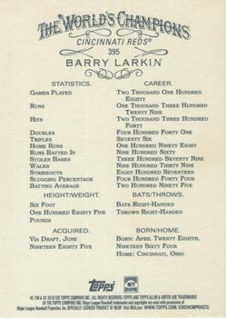 2019 Topps Allen & Ginter #395 Barry Larkin Back