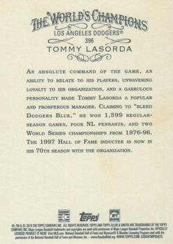 2019 Topps Allen & Ginter #396 Tommy Lasorda Back