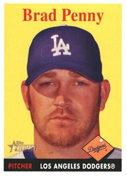 2007 Topps Heritage #25 Brad Penny Front