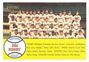 2007 Topps Heritage #71 Los Angeles Dodgers Front