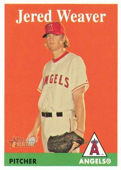 2007 Topps Heritage #80 Jered Weaver Front