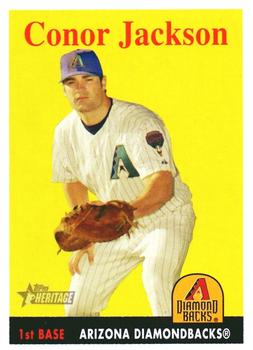 2007 Topps Heritage #93 Conor Jackson Front