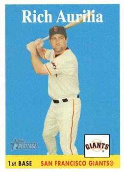 2007 Topps Heritage #268 Rich Aurilia Front
