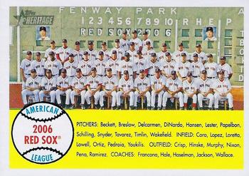 2007 Topps Heritage #312 Boston Red Sox Front