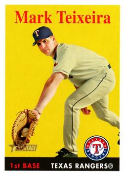 2007 Topps Heritage #360 Mark Teixeira Front