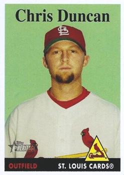 2007 Topps Heritage #366 Chris Duncan Front