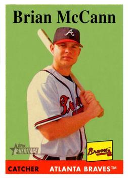 2007 Topps Heritage #390 Brian McCann Front