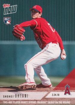 2018 Topps Now - Spring Training #ST-4 Shohei Ohtani Front