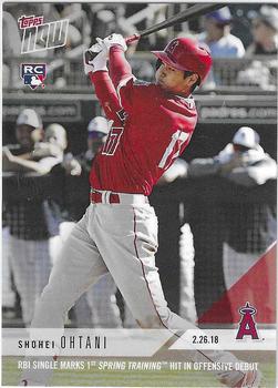 2018 Topps Now - Spring Training #ST-7 Shohei Ohtani Front