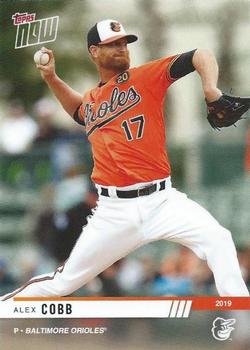 2019 Topps Now Road to Opening Day Baltimore Orioles #OD-12 Alex Cobb Front