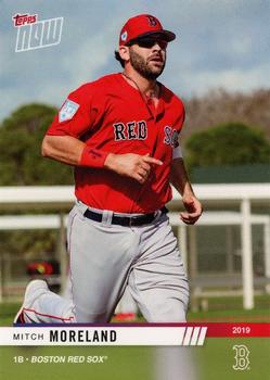 2019 Topps Now Road to Opening Day Boston Red Sox #OD-17 Mitch Moreland Front