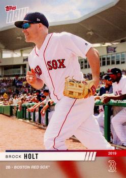 2019 Topps Now Road to Opening Day Boston Red Sox #OD-19 Brock Holt Front