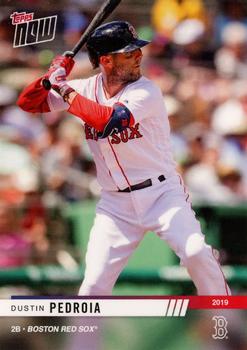 2019 Topps Now Road to Opening Day Boston Red Sox #OD-20 Dustin Pedroia Front