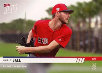 2019 Topps Now Road to Opening Day Boston Red Sox #OD-23 Chris Sale Front