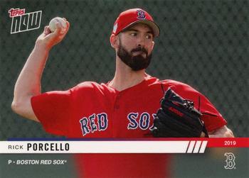 2019 Topps Now Road to Opening Day Boston Red Sox #OD-25 Rick Porcello Front