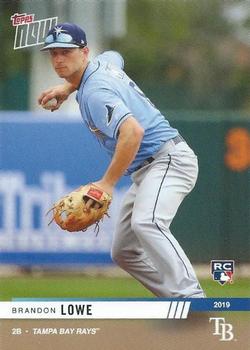2019 Topps Now Road to Opening Day Tampa Bay Rays #OD-57 Brandon Lowe Front